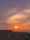 Wavelet block,a beach in the Zhangbin Industrial ZoneBEAUTIFUL SUNSET